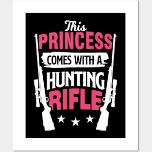 Hunting Girl This Princess Comes With A Hunting Rifle Posters and Art